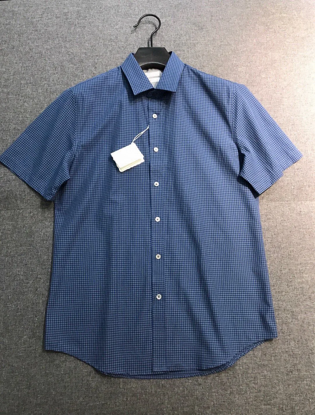 BC old money style summer business lapel short-sleeved shirt men's casual top shirt