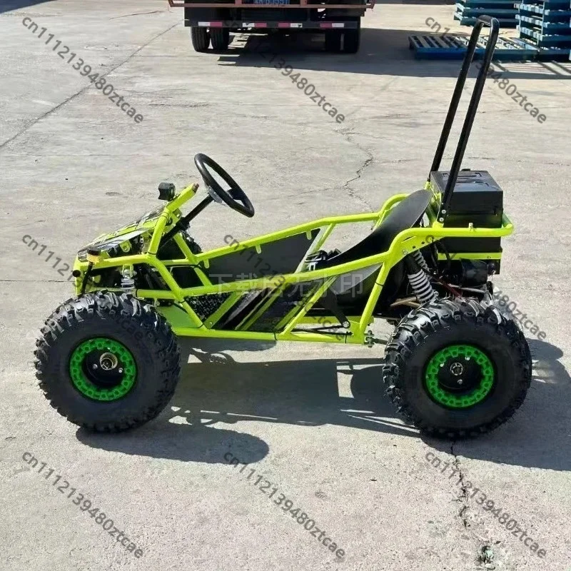 

200CC Off Road Go Kart Outdoor Entertainment Racing Go Kart Green Adult Kids Leisure Buggy