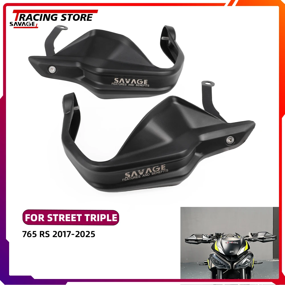 

765RS мотоциклетный руль, защита для рук, защита для Street Triple 765 RS, щиток для руля, защита рычага лобового стекла