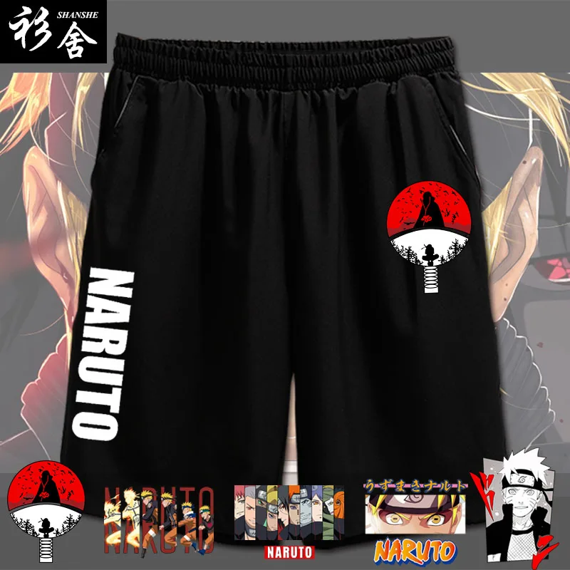 

ippuden Chiruzaakuma Casual orts Men's Five-Quarter Length Beachwear Polyester Comfortable Loose Fit Summer Trousers