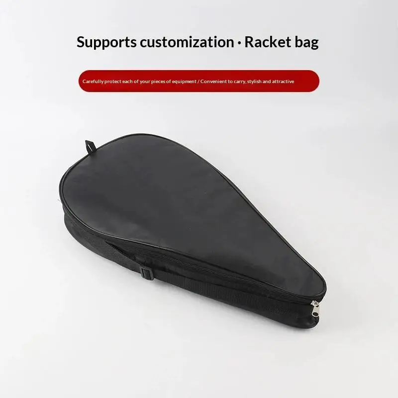 Padel Paddle Protective Bag Durable Oxford Cover with Adjustable Shoulder Strap Fits Multiple Tennis Rackets for Sports Travel