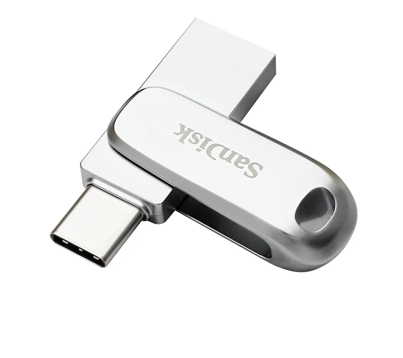 SanDisk Metall-USB 3.2 Typ-A und Typ-C Flash-Laufwerk DDC4 Pendrive 64GB 128GB 256GB 512GB 1TB Max 400Mb/s U-Disk für iPhone 17 – Detail 11