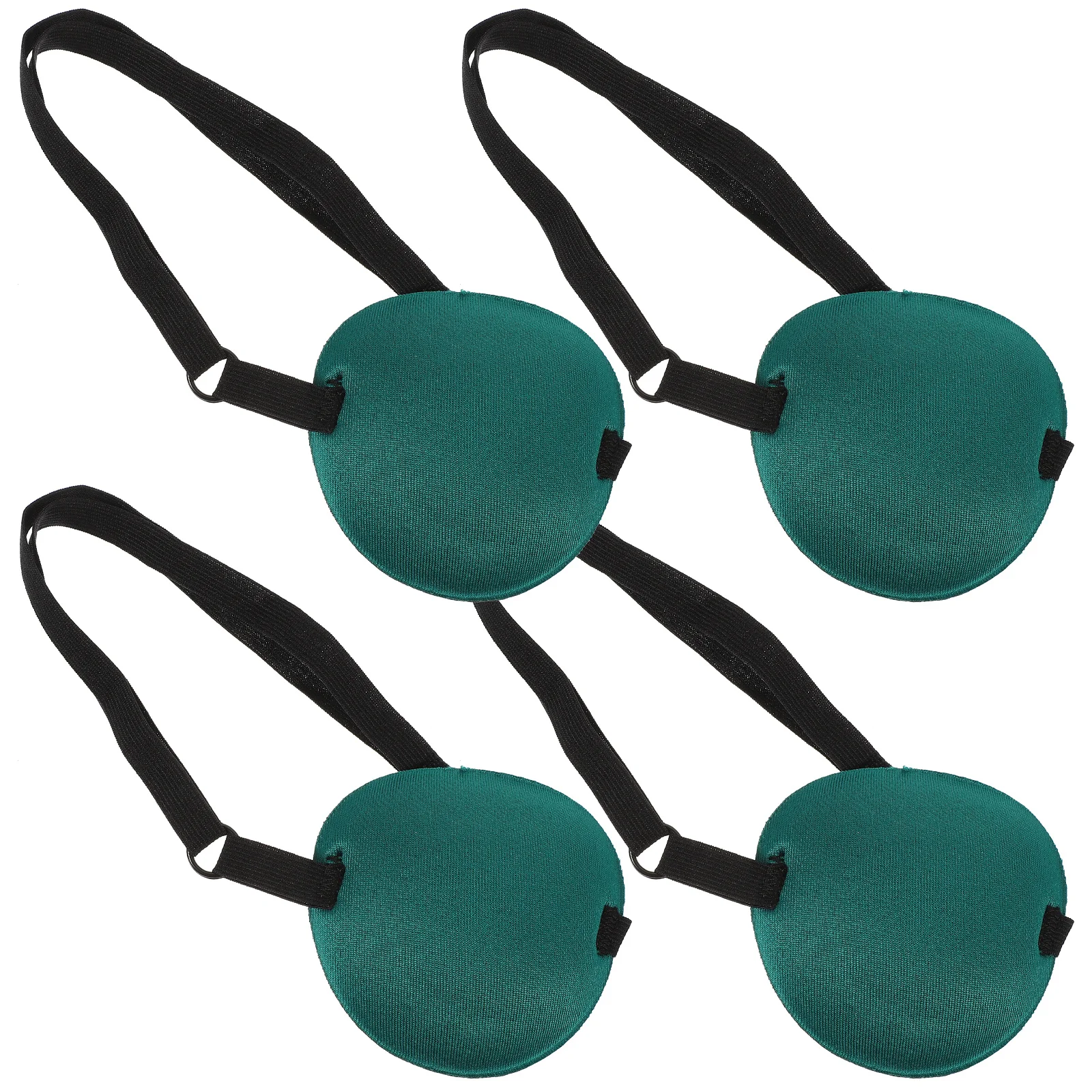 

4pcs Patch Single Eye Cover For Amblyopia Strabismus Correction Reusable Washable Adjustable Eye Care Tool Light