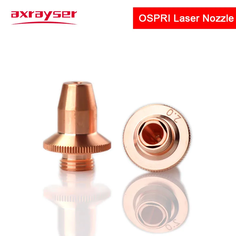 3D Laser Head Nozzles HSG OSPRI M8 H19 High Speed Cutting Machine Patrs FSN08 LC Series Consumable Pure Copper Anti-Collision