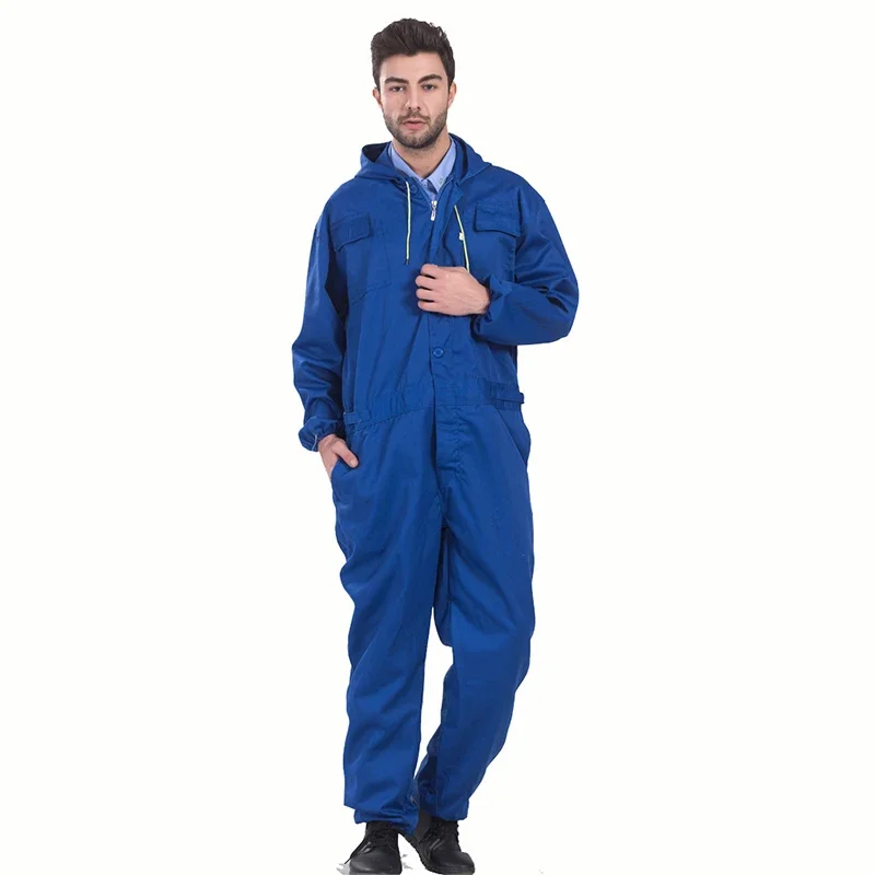 Tute da lavoro da uomo Abbigliamento da lavoro per riparatore con cappuccio e uniformi da lavoro multitasche