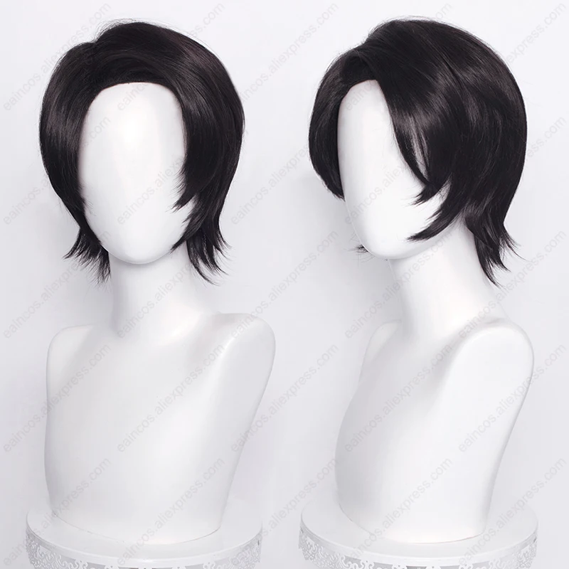 Anime Yuta Okkotsu Cosplay Wig 30cm Black Brown Short Hair Heat Resistant Synthetic Wigs