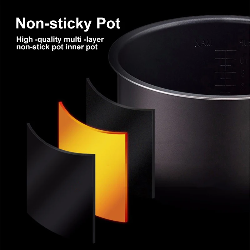 SUPOR Panela De Pressão Elétrica, Fogão De Arroz Multifuncional Doméstico, Isolamento Automático, Aparelho De Cozinha Portátil, 4L, 70kPa