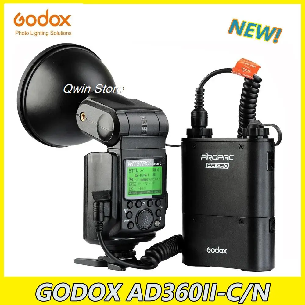 

Godox Witstro AD360II C/N 360W GN80 TTL HSS Flash Speedlite 2,4G Wireless X System для Nikon