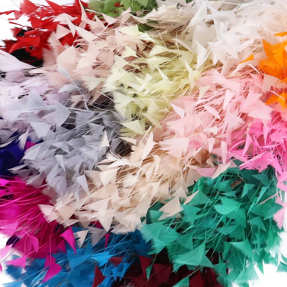 Wholesale Fascinator Turkey Feathers Flower 25-30 CM/10-12 Inches DIY Home Party Headdress Decoration Feathers for Crafts Plumes