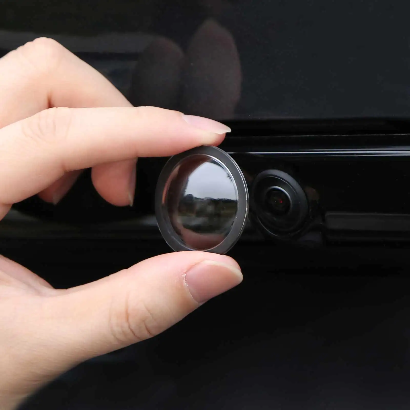 2/4Pcs Anti-Scratch Lens Protector Car Front Bumper Camera Lens Protection Cover for Tesla Model Y Juniper/Model YL 2025 2026