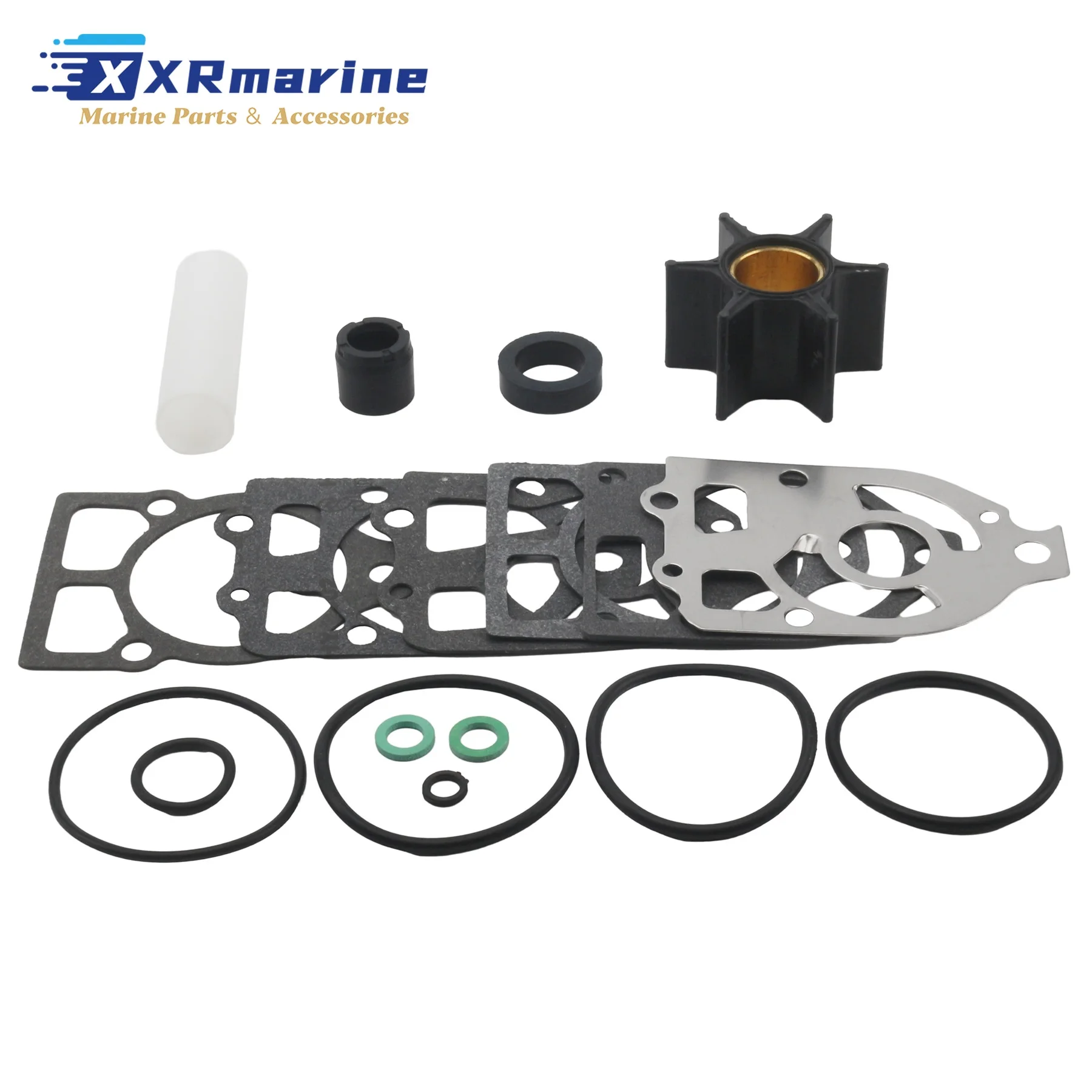 Water Pump Repair Kit Fits for Mercury 2-Stroke 65 70 75 80 85 90 100 110 115 125 135 140 150 175 200 220 HP Outboard Engines
