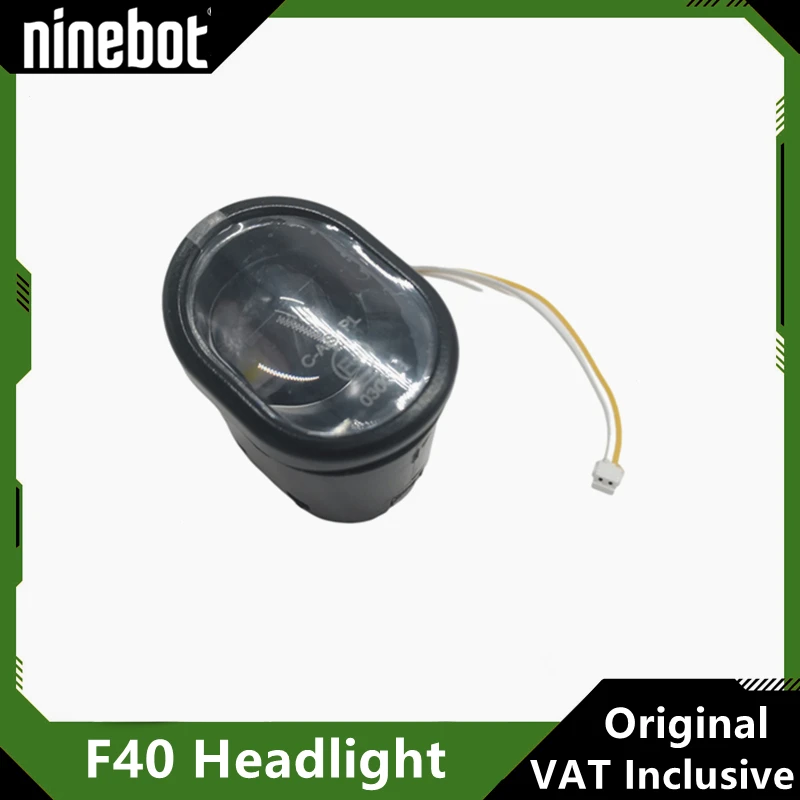 Original Head Light For Ninebot F40 Smart Electric Scooter Headlight Replacement KickScooter Hover Skate Accessories Lights