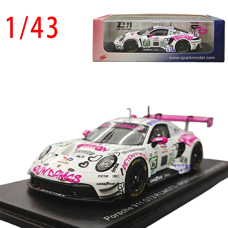 

SPARK 2025, литая под давлением модель автомобиля Le Mans Porsche 911 GT3 R в масштабе 1/43, игрушки для мальчиков, оригинальная коробка