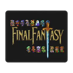 16 bitów fantazje podkładka pod mysz kwadratowa antypoślizgowa gumowa podkładka pod mysz Final Fantasy gra wideo komputer do gier PC podkładki na biurko dekoracje biurowe