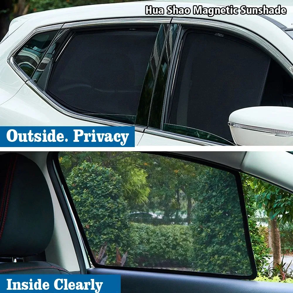 

For Honda Pilot YG4 2023 - 2027 2024 2025 Magnetic Car Sunshade Shield Front Windshield Frame Curtain Sun Shades Accessories