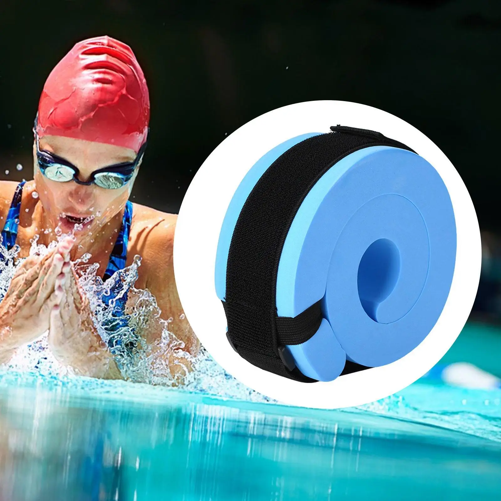 

Swim Aquatic Cuffs for Swimming Fitness Training Water Aerobics Float Ring