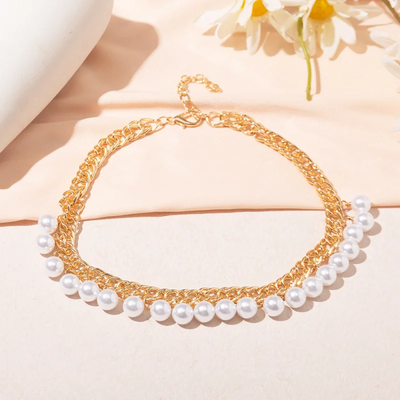 1pc Everyday Stacking Necklace Set: Versatile Metal Chains to Elevate Your Basics from Day to Night.