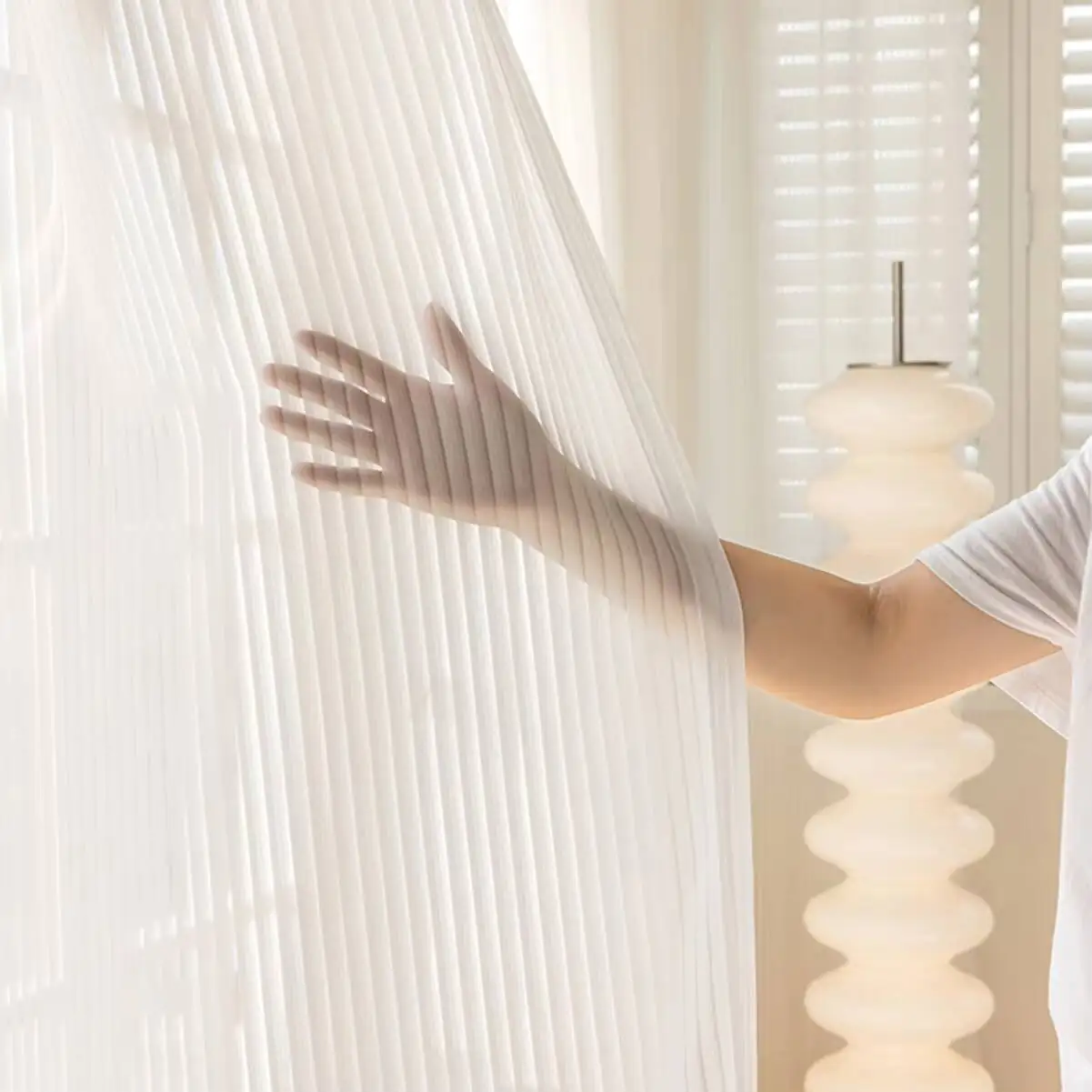 430x298 см, прозрачные белые полосатые шторы для гостиной, вуаль, светофильтрация, солнечные полушифоновые оконные шторы