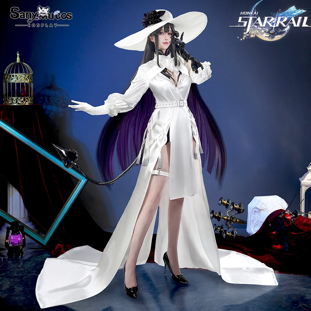 Premium Edition SanyMuCos Constance Cospaly Honkai: Star Rail Game Constance Jurk Cosplay Outfit Comic-con Verjaardag en vakantie