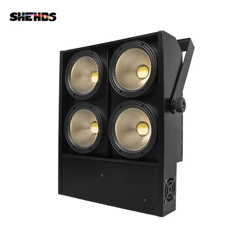 SHEHDS 4x100W 4 Eyes/200W 1Eye /2 Eyes LED Blinder Lights COB Cool And Warm White  For Dj Disco Party Stage Free Shipping