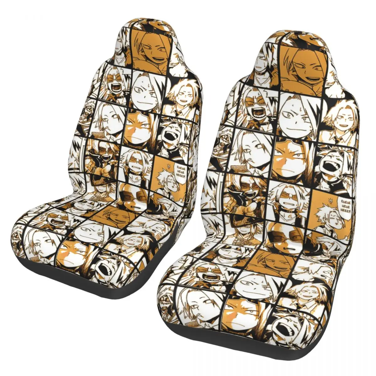 

MHA Anime Collage Universal Car Seat Cover Auto Interior Women Academy Anime Seat Covers Polyester Car Styling