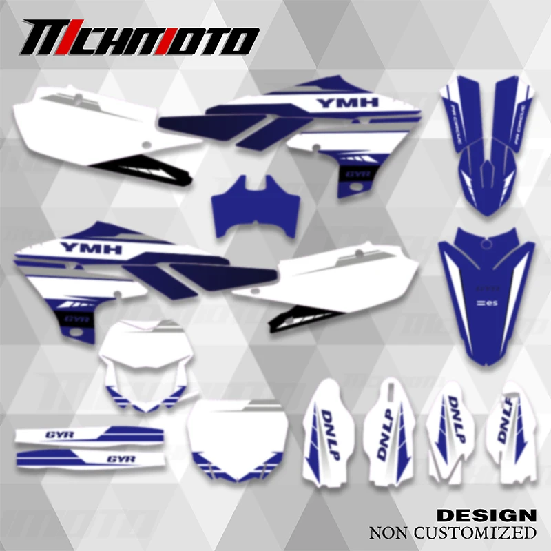 MCHMFG For YAMAHA YZF250 2019-2023 YZF450 2018-2022 WRF450 2019-2022 WRF250 2020-2023 Motorcycle Graphics Decals Stickers