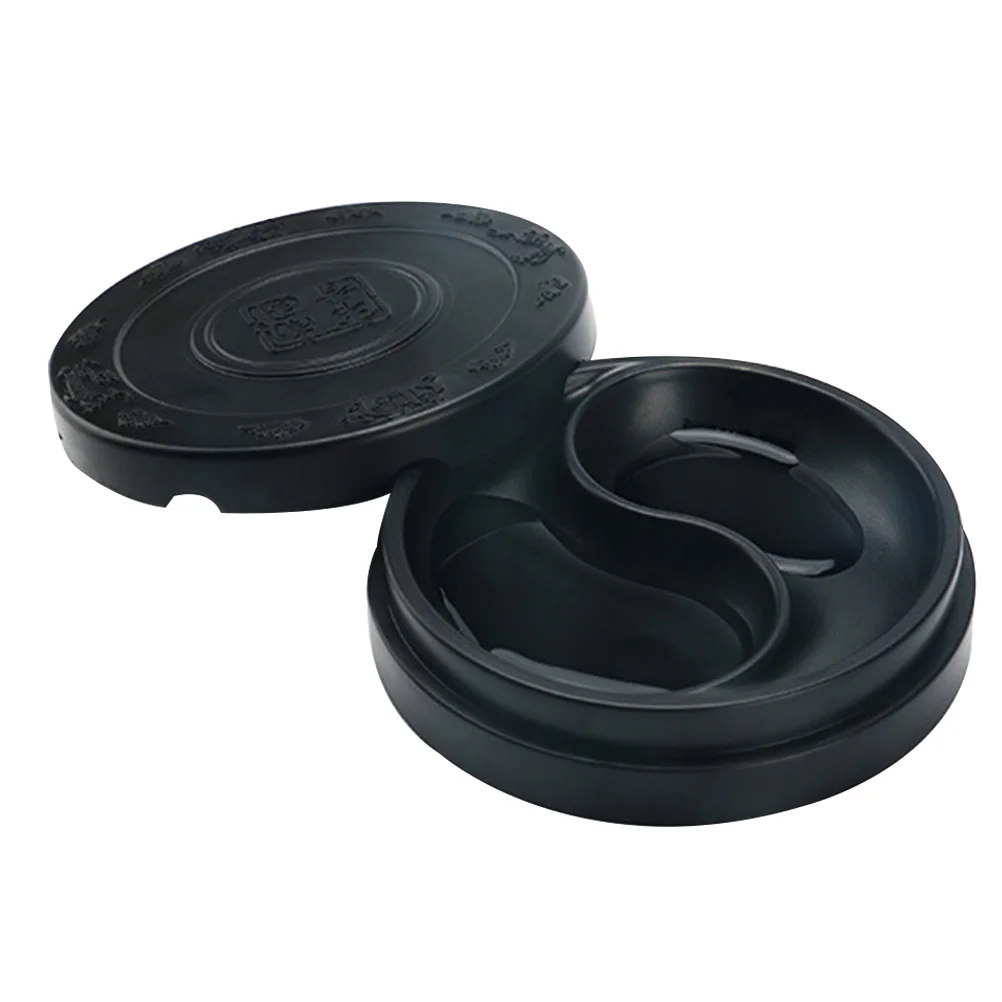 Imagem -04 - Sumiyan-tinta de Pedra Caligrafia Inkstone Japonês Chinês Preto Moagem Vara o Conjunto Incrível Pintura Vara