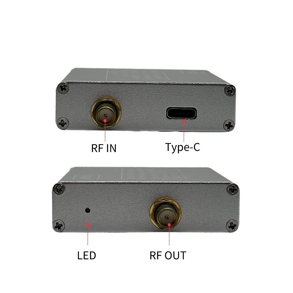 Rilevatore di tronchi HT002 (modulo AD8318 integrato) Intervallo dinamico 1M-8GHz -55dBm~+5dBm, controllo AGC ALC, misura RSSI, misuratore di potenza