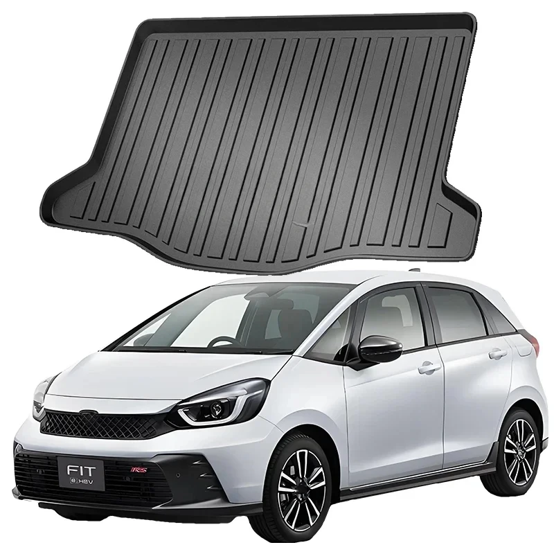 

Upgrade TPE Car Rear Trunk Mats Storage Pads Cargo Tray Dustproof Waterproof Protecion Cushion For Honda Fit 2008-2024