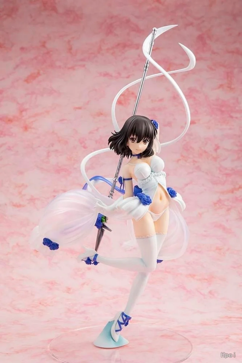 chara-ani:STRIKE THE BLOOD Himeragi Yukina Wedding dress 24cm PVC Action Figure Anime Figure Model Toys Collection Doll Gift