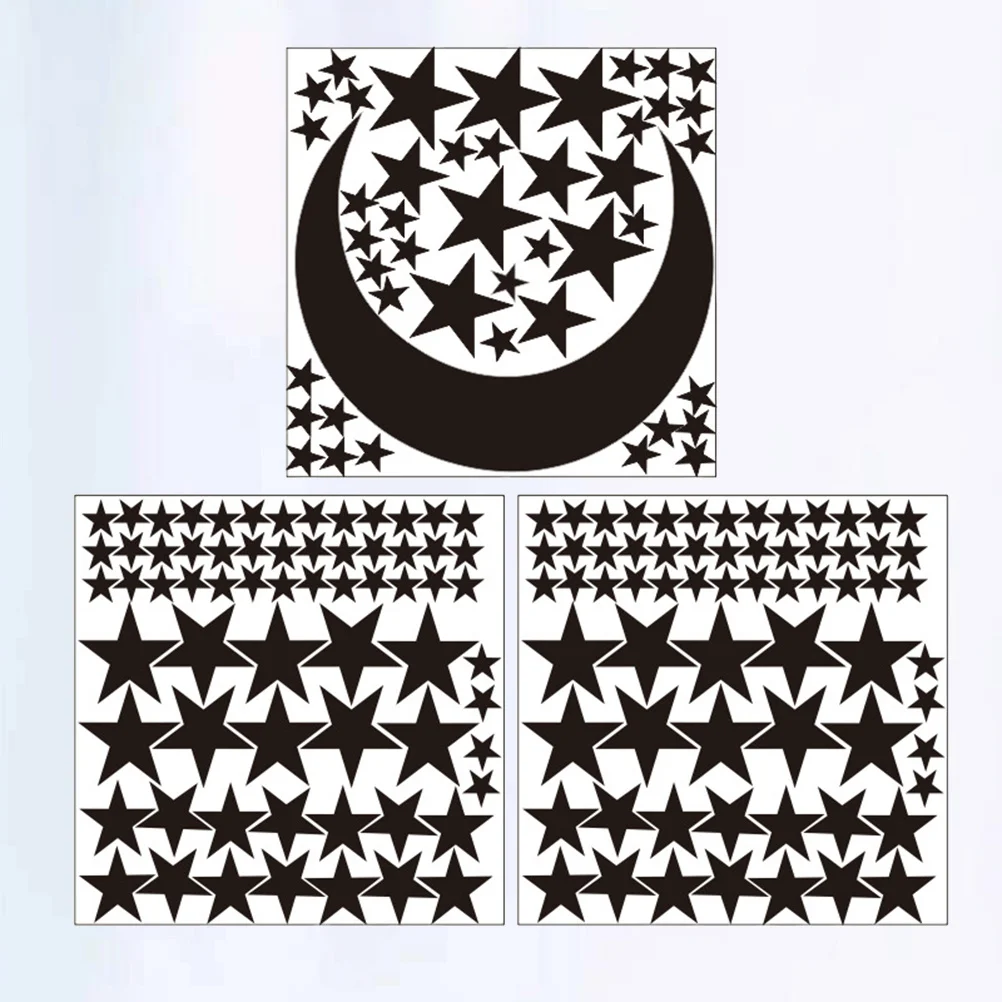 

3 Pcs Bedroom Decoration Wall Paster Decals Home Accessories Decorative Stickers Ornament