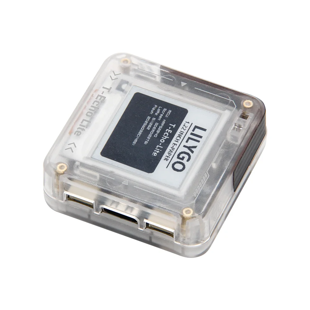 LILYGO ®   T-Echo Lite NRF52840 LoRa E-Paper Display Ultra-Low Power Modul Meshtastic-Kompatibles GPS-Erweiterungs-Entwicklungsboard