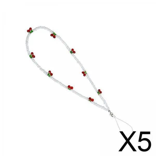 

Detachable Phone Charms Wrist Strap Chain Beaded Bracelet for Mobile Phone Pendant and Handbag Keyring