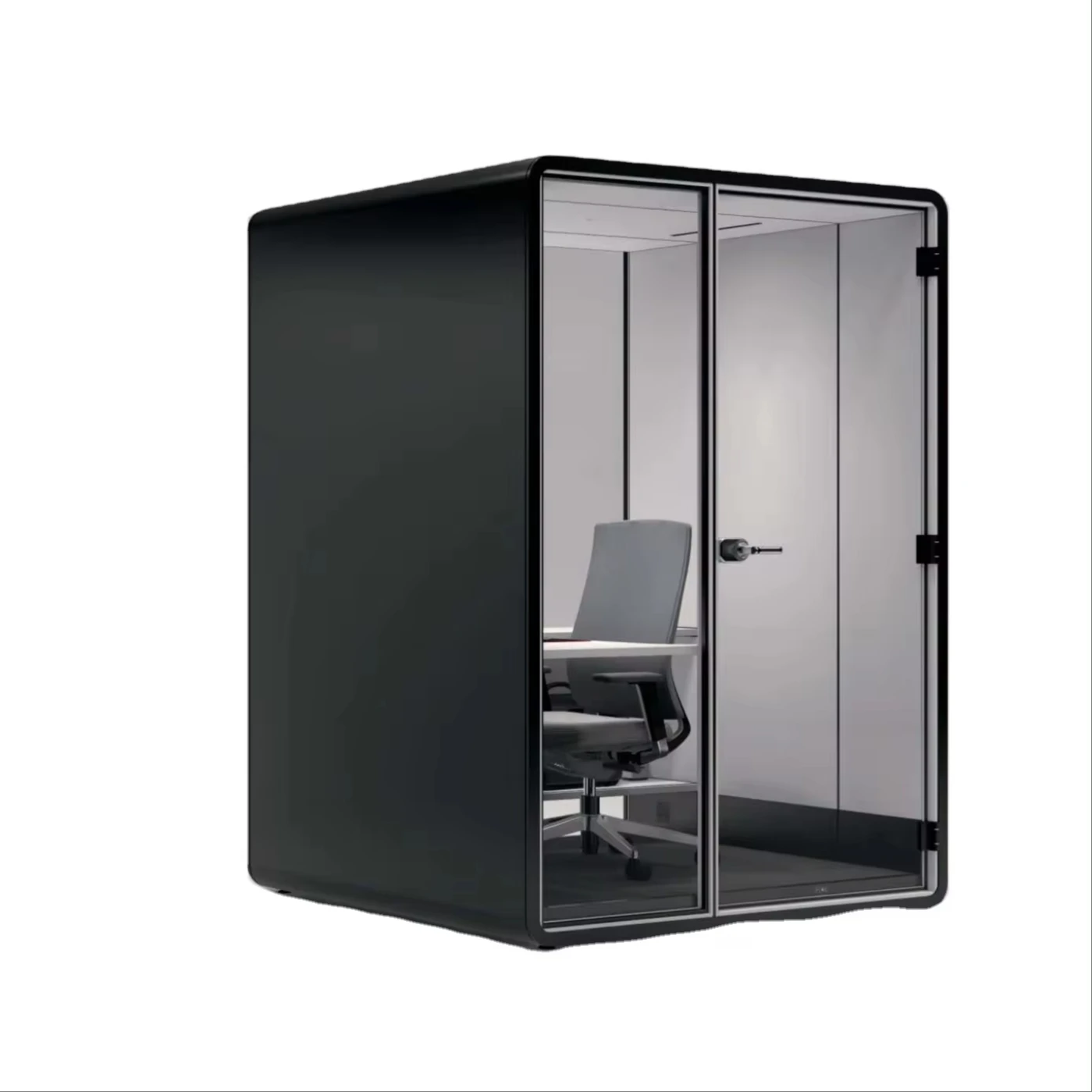 Modern Modular Furniture Easy Assemble Removable Office Phone Booth Fashion Noise Isolation Cabin Soundproof Silence Office Pod