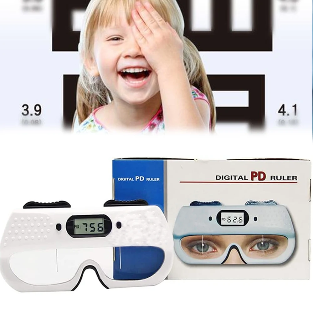 Optometry Digital Pd Meter Ophthalmic Eye Pupil Distance Measuring Ruler Optical Pupilometer Easy to Use CE Approval