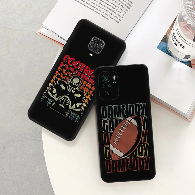 Anti-Drop Phone Case for Redmi A3 13 9 9A 9C 9T 9I 10A 10C 10T Note 10 9s 8 8t 7 Pro 10s Lite Girl Tennis God Rugby Soft Cover