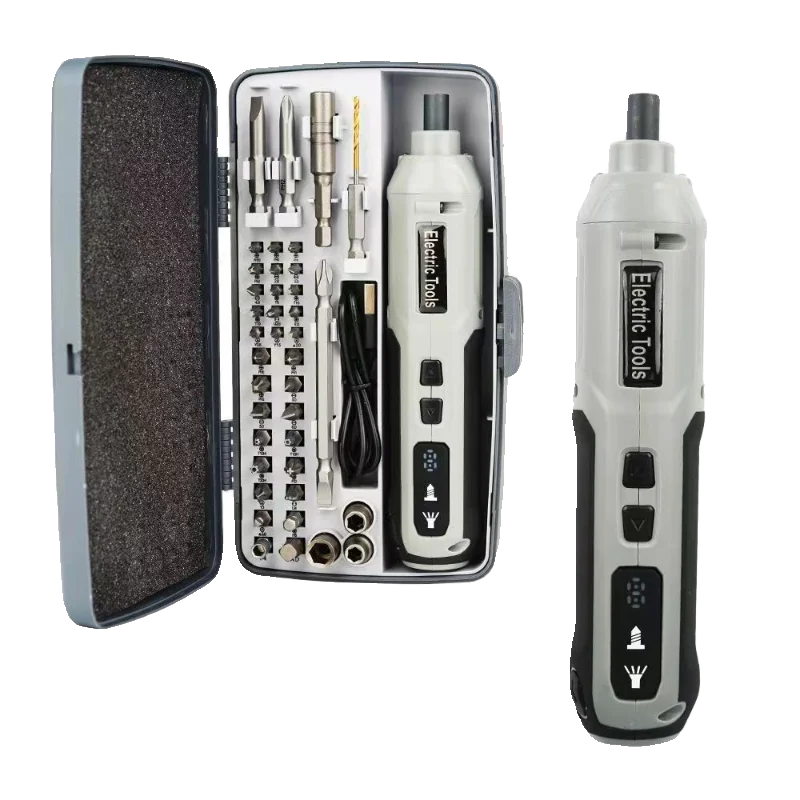 

Electric screwdriver rechargeable small household automatic handheld electric screwdriver multi-function portable