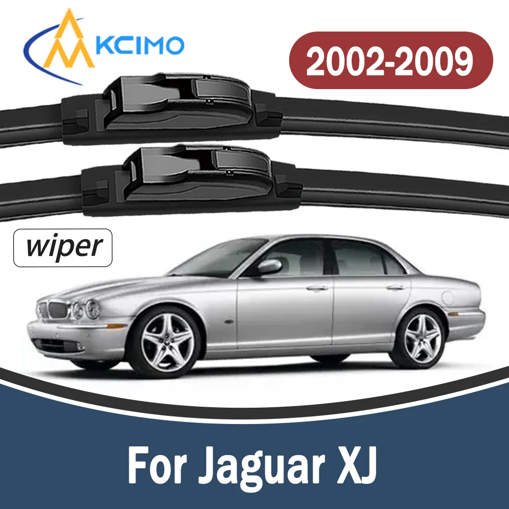 

2Pcs Premium Beam Front Windshield Wiper Blades For Jaguar XJ 2002-2009 X350 X356 X358 Duty Rustproof Easy Mount Auto Wiper Set