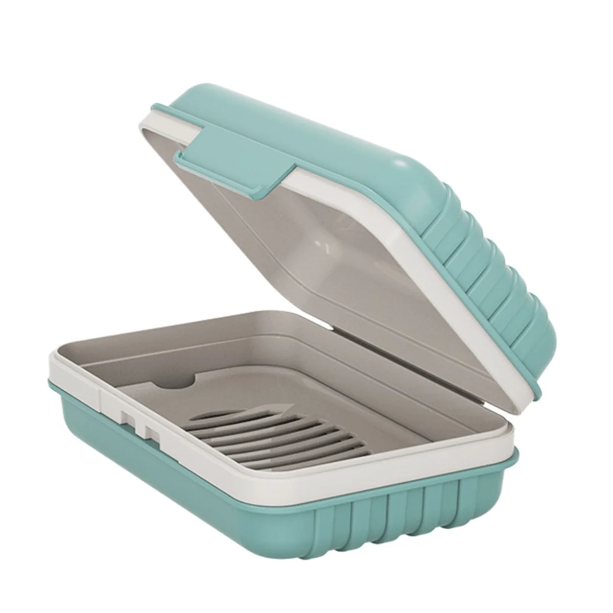 حامل الصابون، طبق الصابون، حامل صابون البار للاستحمام، علبة صابون السفر مع غطاء لصالة الألعاب الرياضية، صندوق صابون السفر HY