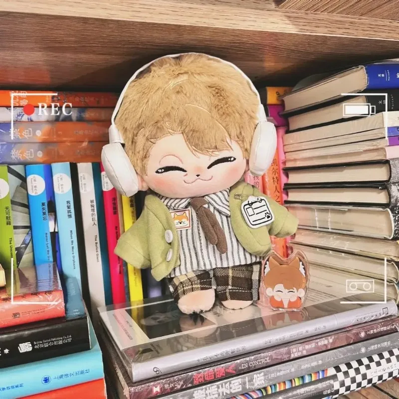 Nessun attributo Anime 20 cm Ruolo Cosplay Cotone Bambola Corpo Orecchie Coda con Scheletro Cartoon Cambia Vestito Morbido Peluche Ventole Giocattolo Regalo