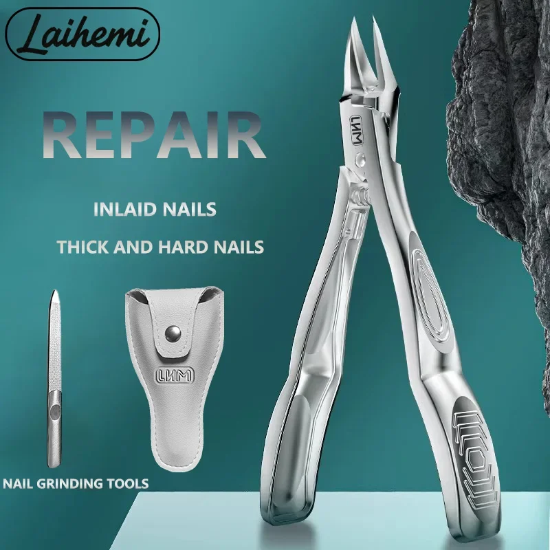 

Stainless steel nail clippers set, professional and home nail care set, suitable for toenails and nails