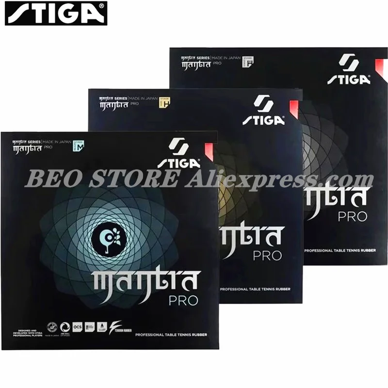 STIGA MANTRA PRO M / H XH tenis stołowy gumowe pestki-w ofensywie wykonane w japonii oryginalna gąbka STIGA Ping Pong