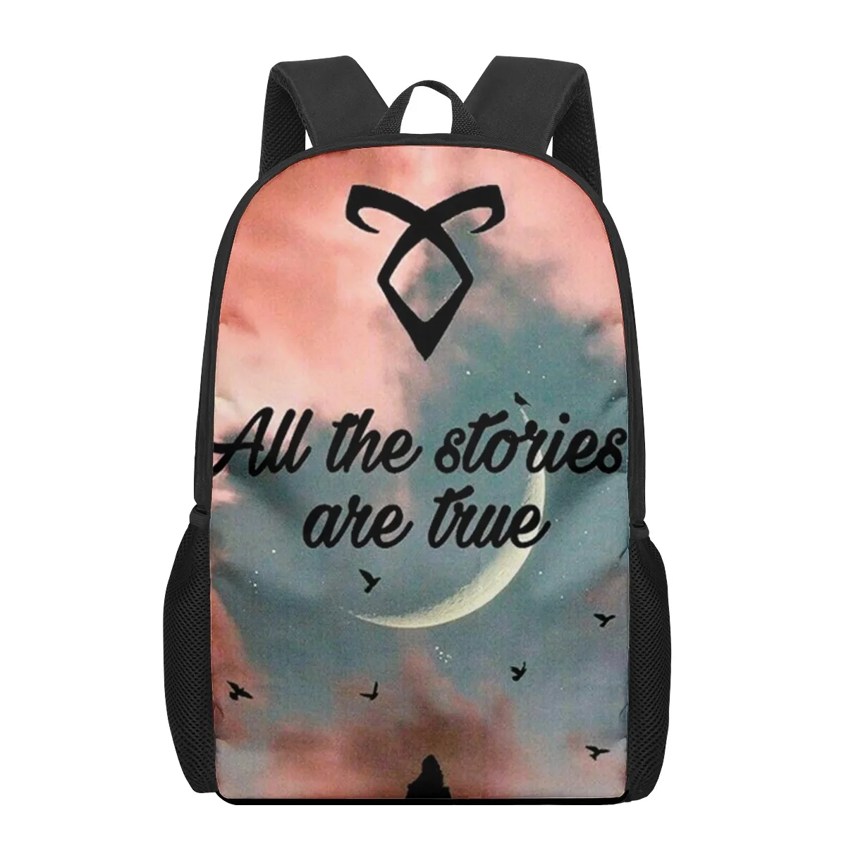 

Shadowhunters 3D Print Book Bags Back to School Bag Set for Boys Girls Kids Backpack Stylish Elementary Large Capacity Backpack