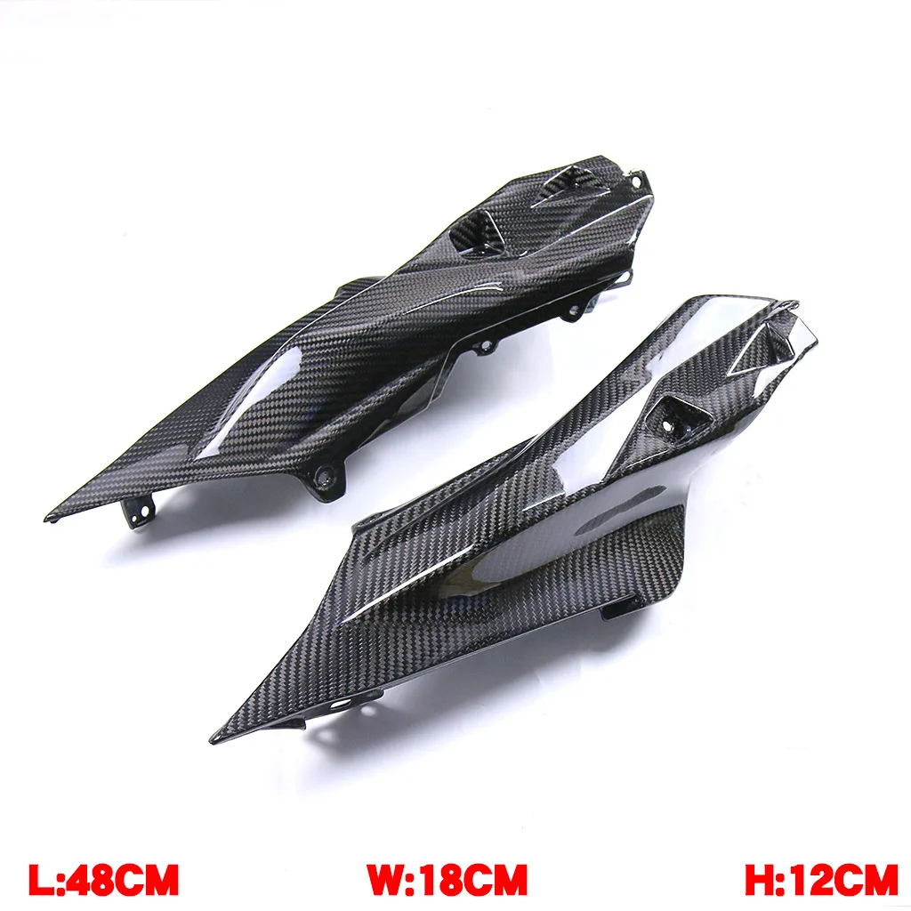 FOR Motorcycle Parts 2022 + Yamaha Yamaha R7 Modified Carbon Fiber Tailstock Lower Side Panel 3K