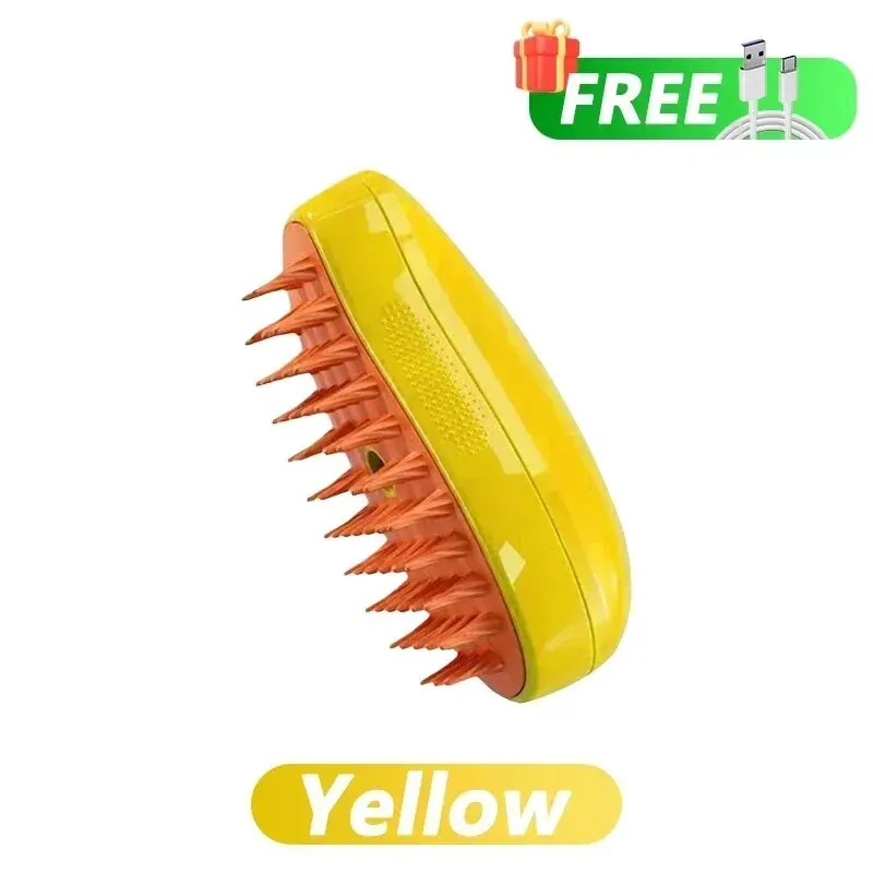 Cat Steam Brush Pet Triple Beauty Comb Dog Grooming Hair Removal Comb Electric Spray Dogs Steamy Supplies Products Home Supplies