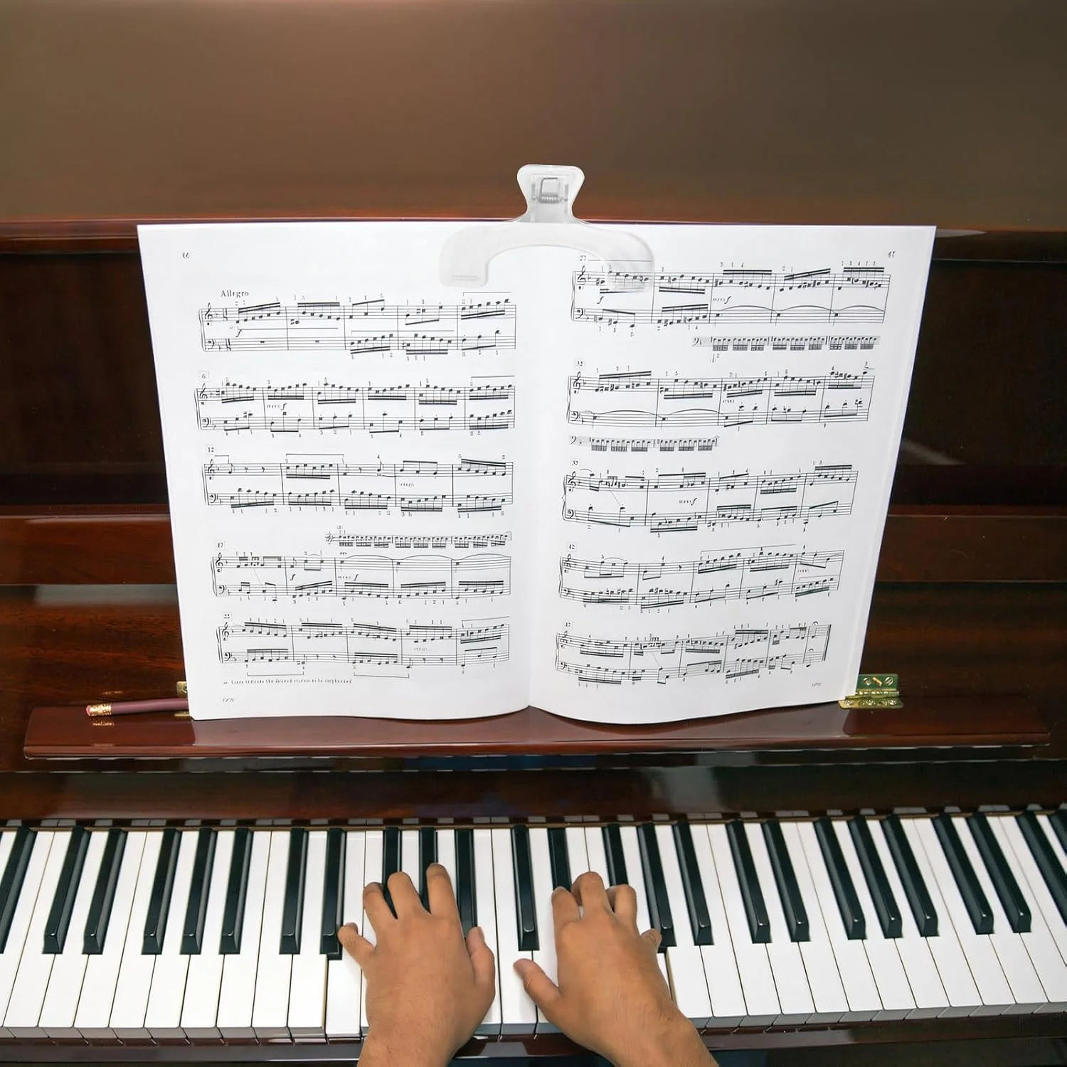 قراءة كليب المرجعية كليب ملحقات سطح المكتب مكافحة الوجه حامل الصفحة شفافة متجمد مجلد ثابت مخطط كليب #6