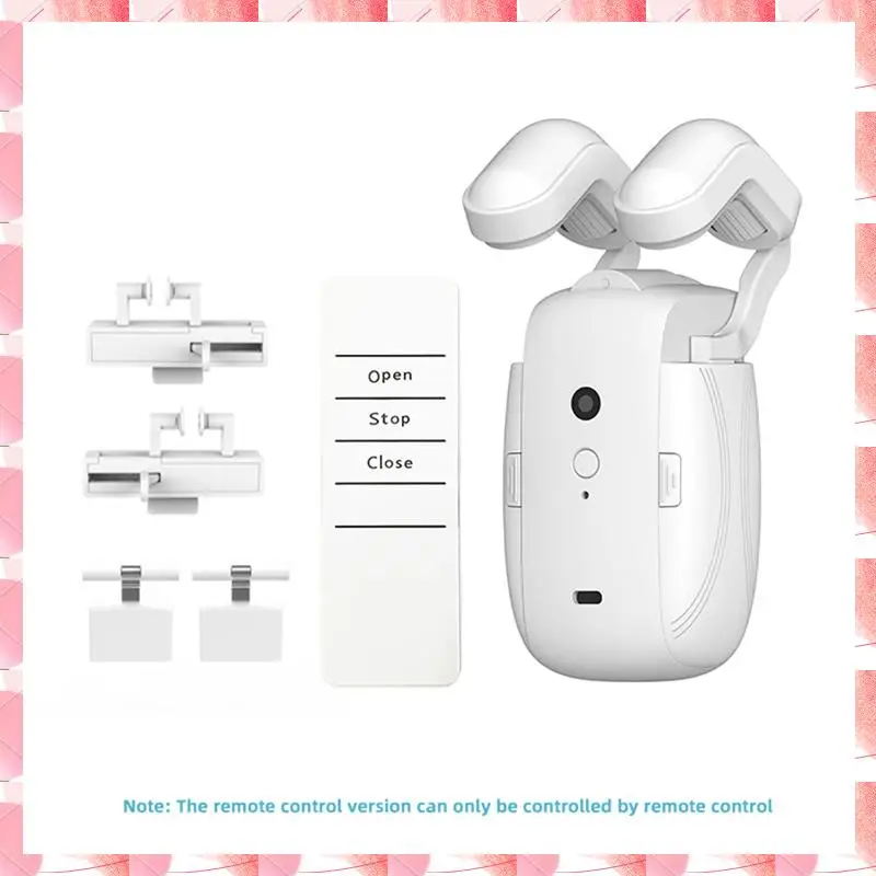 JAJA Smart Curtains Robot Roman Rod Track/T/U-Rail Tracce 3 In1 Apri tenda automatico Motore per tende con telecomando