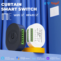 Tuya Mini WiFi RF433 Blind Curtain Switch Module Electric Roller Shutter Motor Smart Life APP Remote Control Google Home Alexa