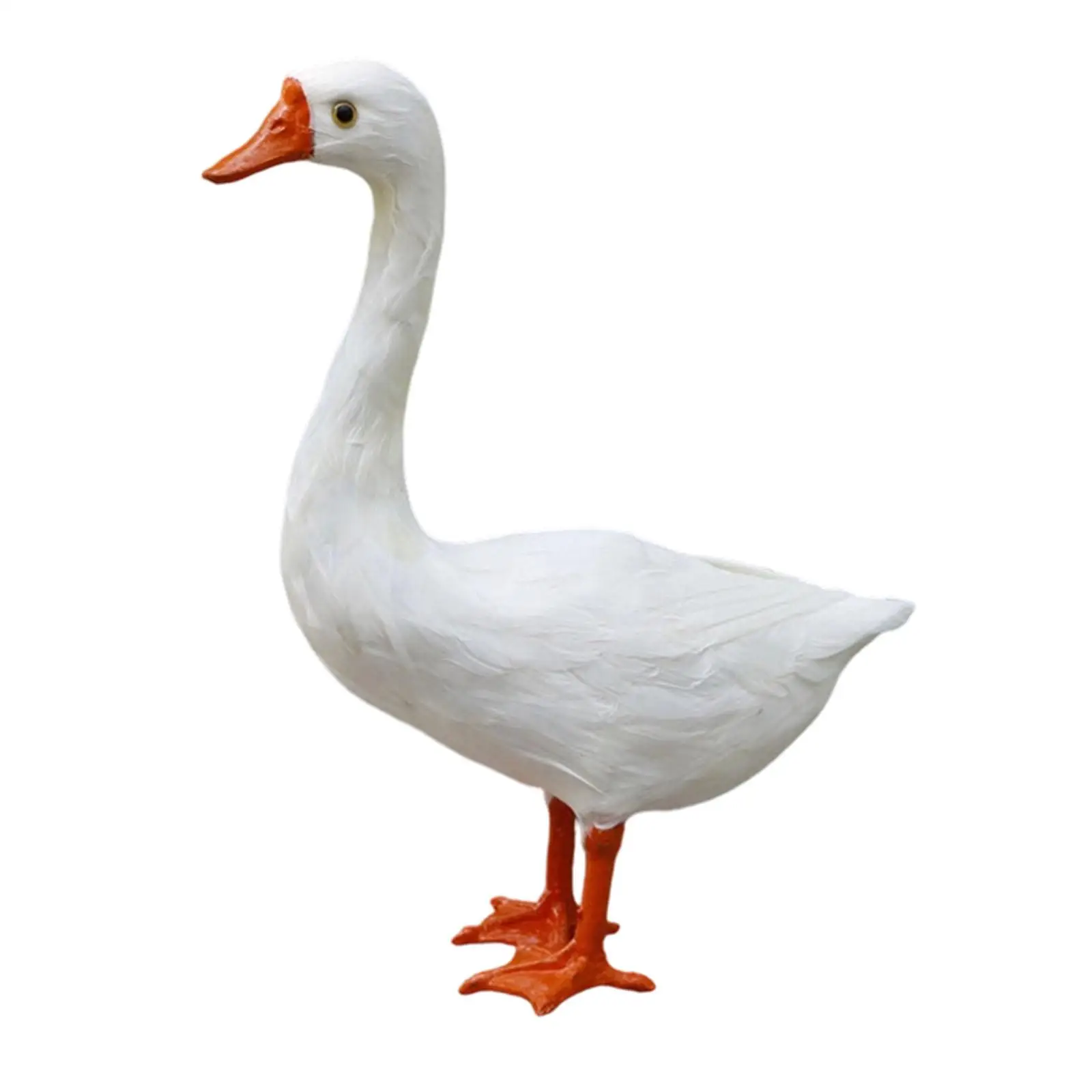 Goose Garden Ornaments Durable Polyethylene Simulation Garden Sculpture Lawn Decoration Figurines for Outdoor Gardens