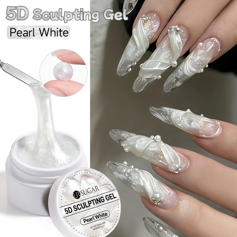 UR SUGAR 15 ml Verlängerung Nagel Gel Nagellack Nägel Fingerform Klar Nude Pink Nail Art Camouflage Hartgel Acryl Nagel Maniküre